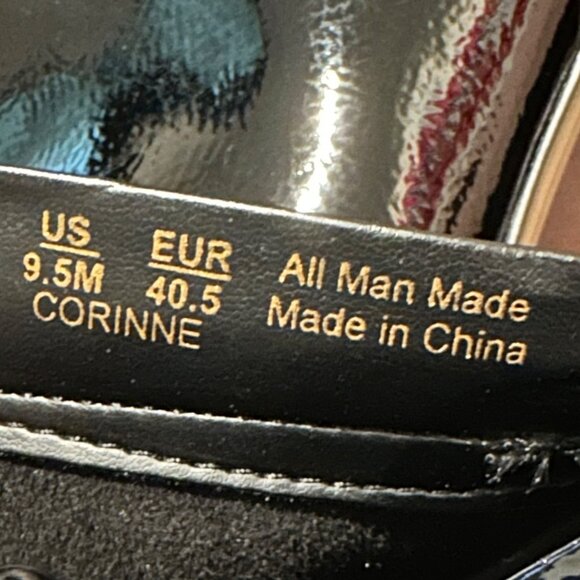 Sam Edelman Corinne Black Patent Square Toe Block Heel Ankle Boots Women 9.5 - Picture 11 of 15